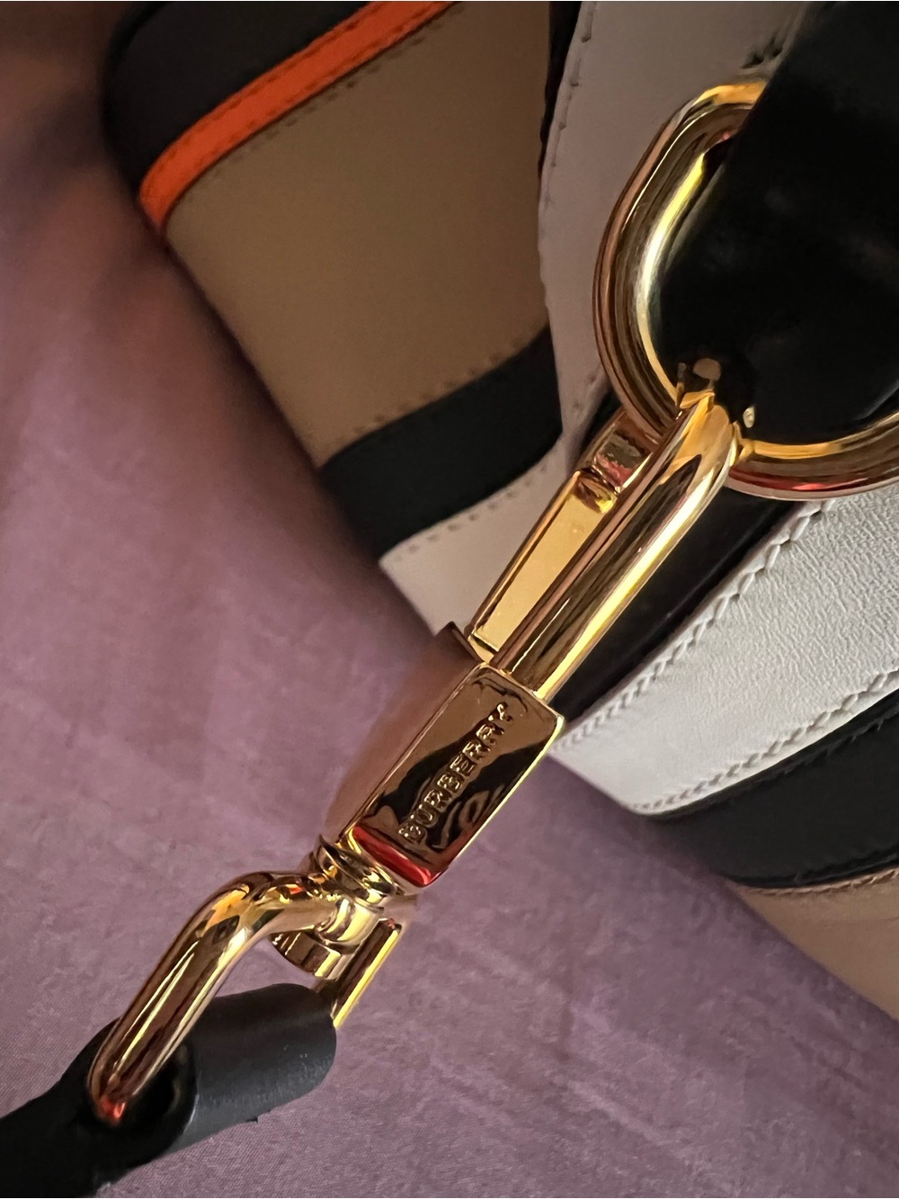 Authentic Burberry Leather Handbag NWT - Picture 4 of 7